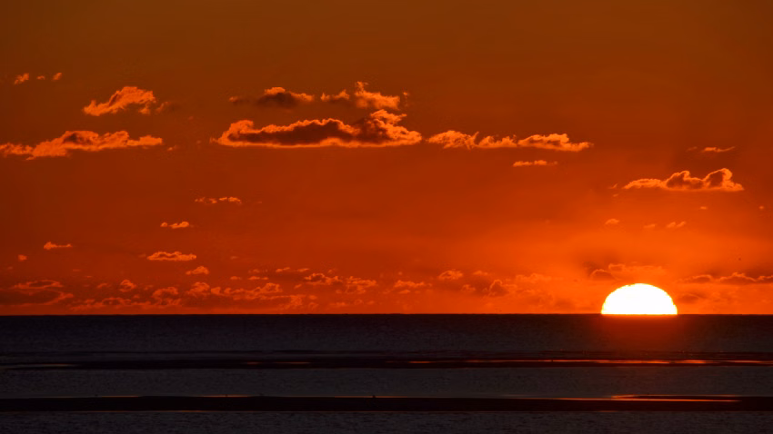 Sonnenuntergang am Meer