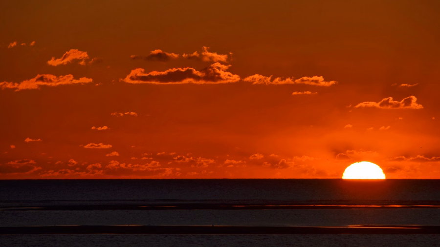 Sonnenuntergang am Meer