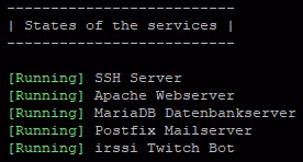 Services Status Script