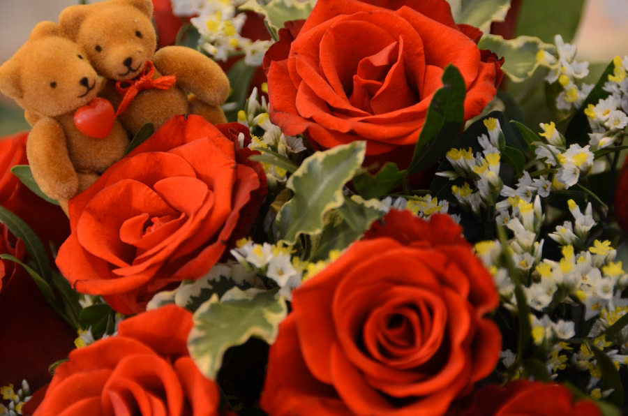 Valentinstag Blumen