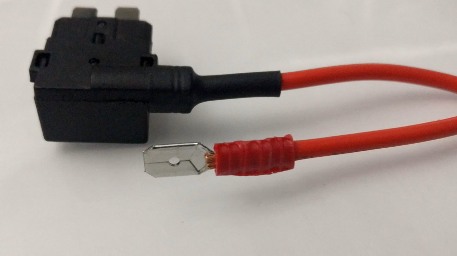 Sicherung Stromdieb mit Flachstecker